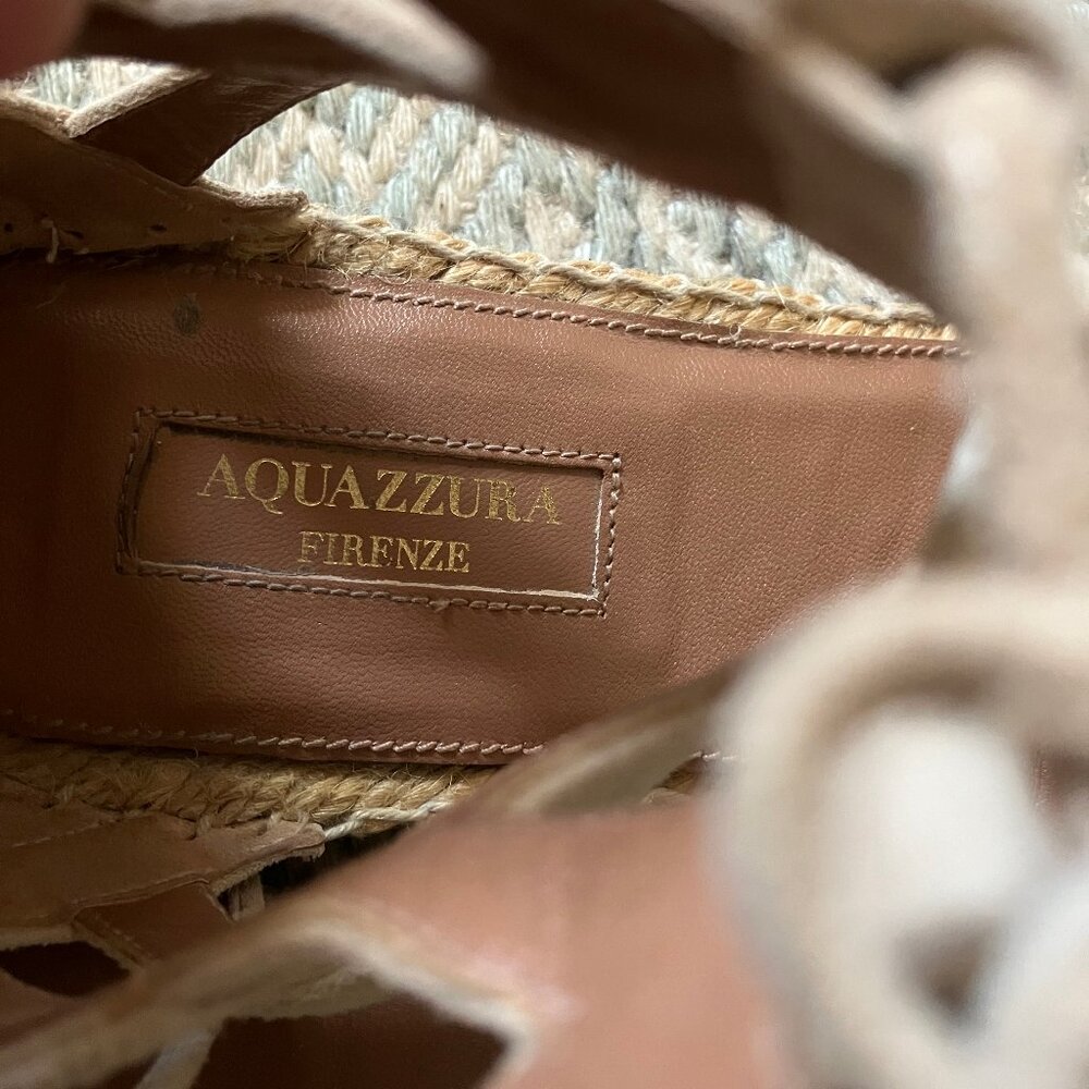 AQUAZZURA Belgravia Espadrilles,  size 39.5 - Picture 4 of 12